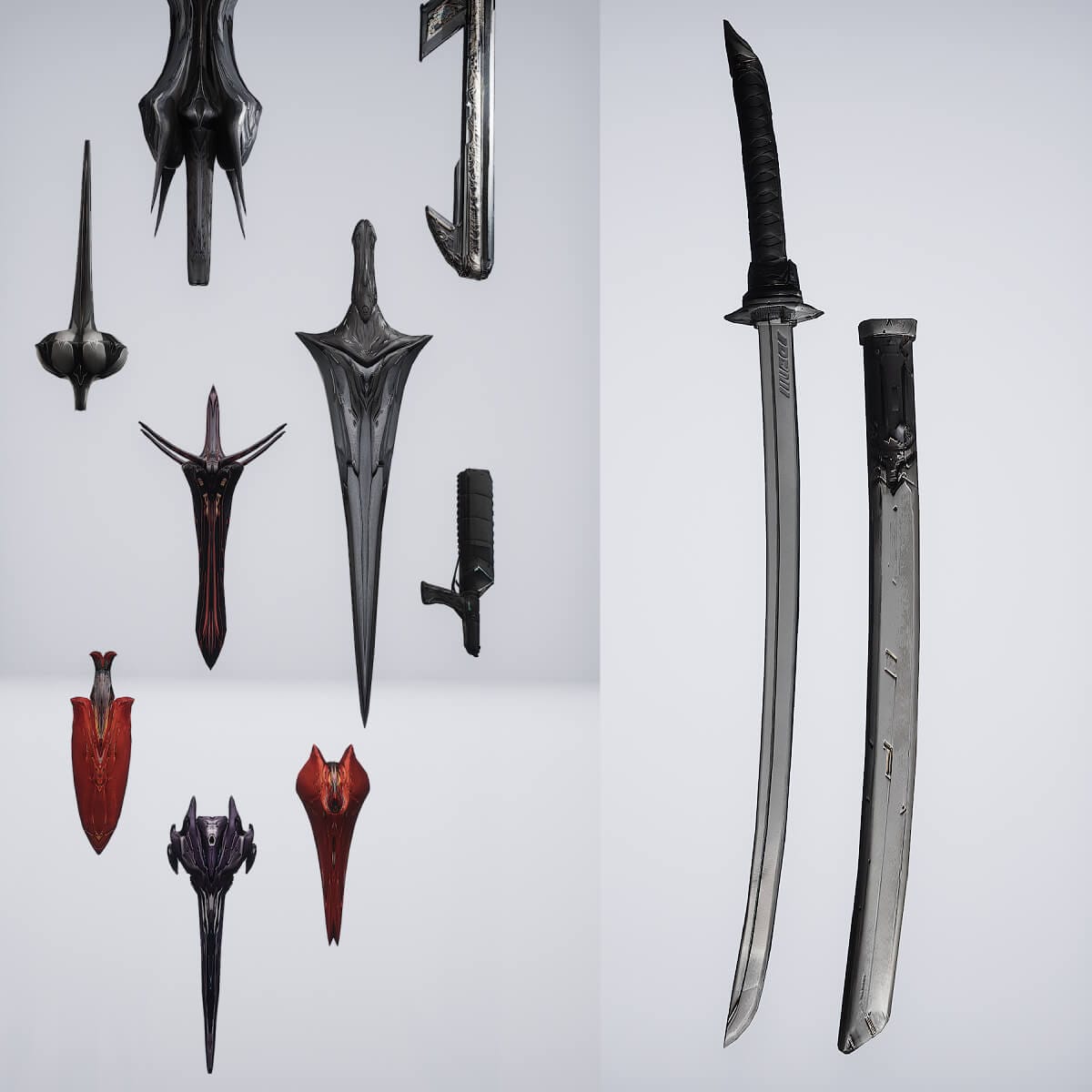 Cyberpunk Weapon Pack 1 - Thumbnail