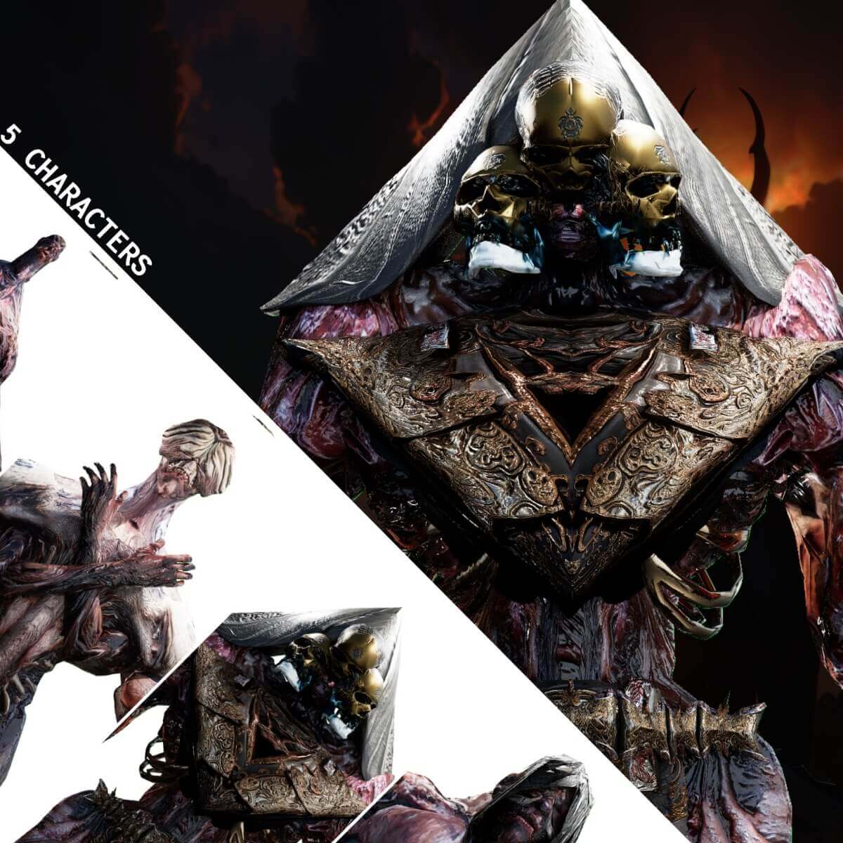 Souls Pack 7 - Flesh Demons - Thumbnails