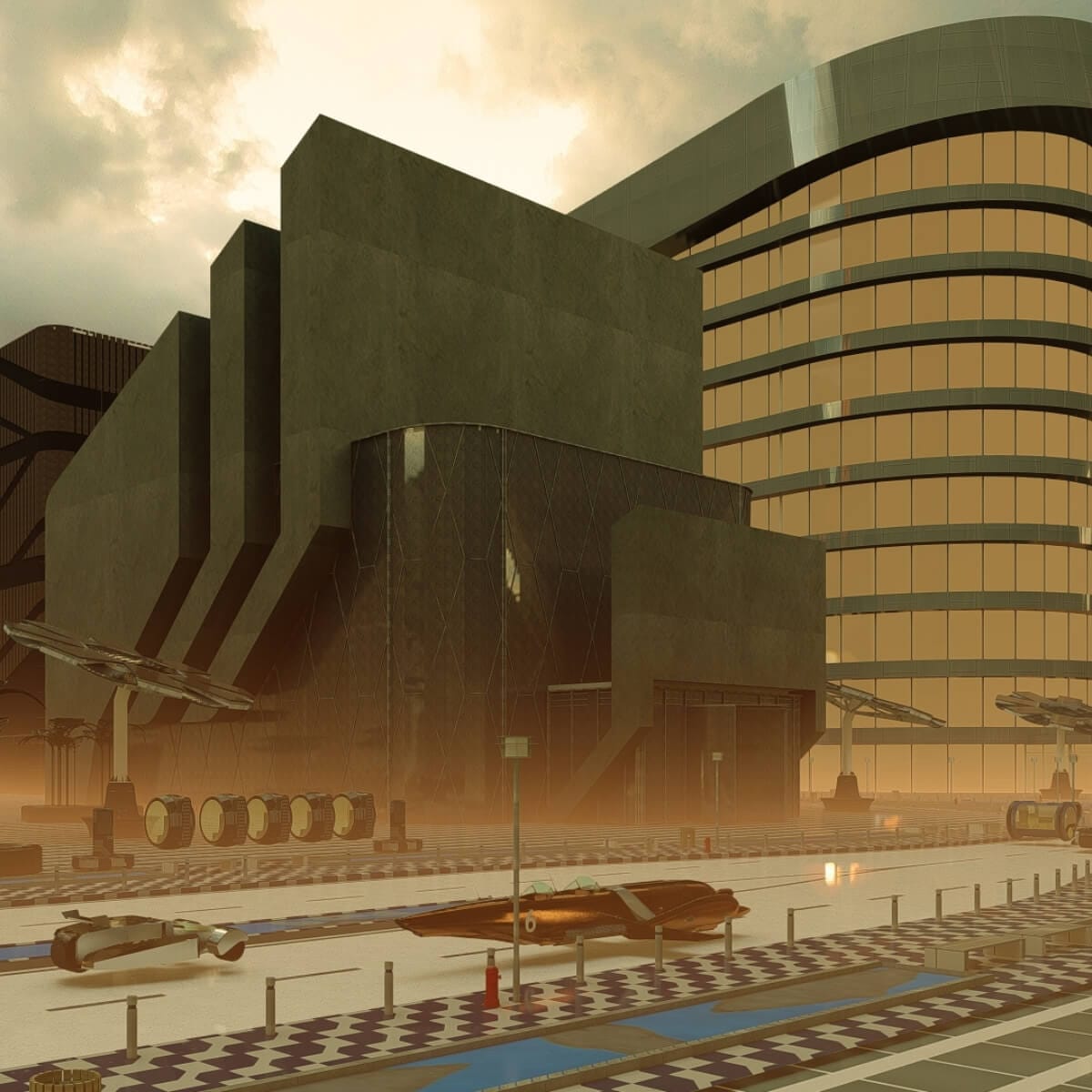 Futuristic City Environment - Thumbail