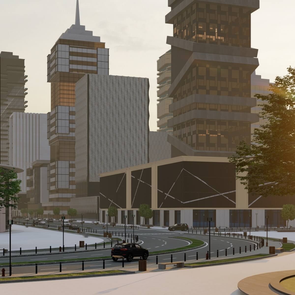 Highrise City Environment - Thumbnail