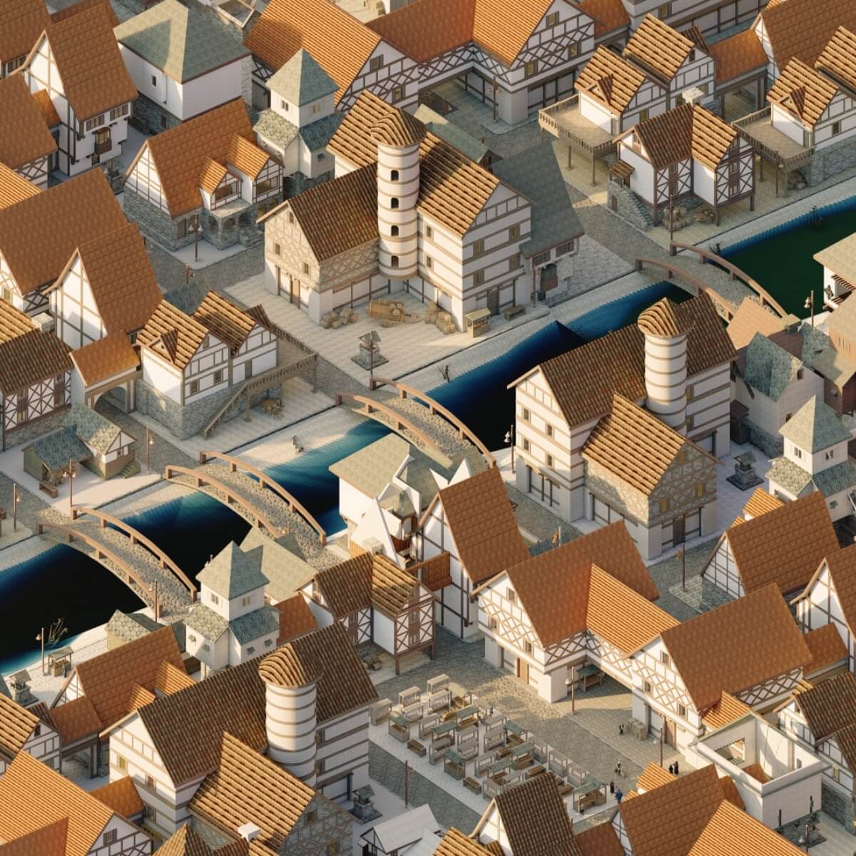 Medieval Town Environment - Thumbnail