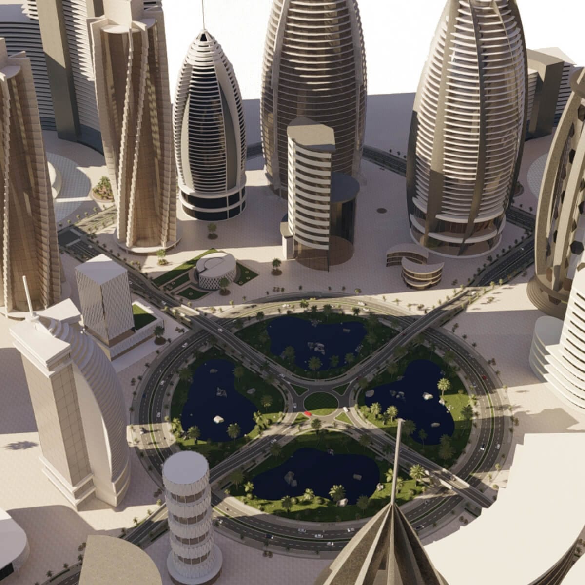 Tropic City Environment - Thumbnail