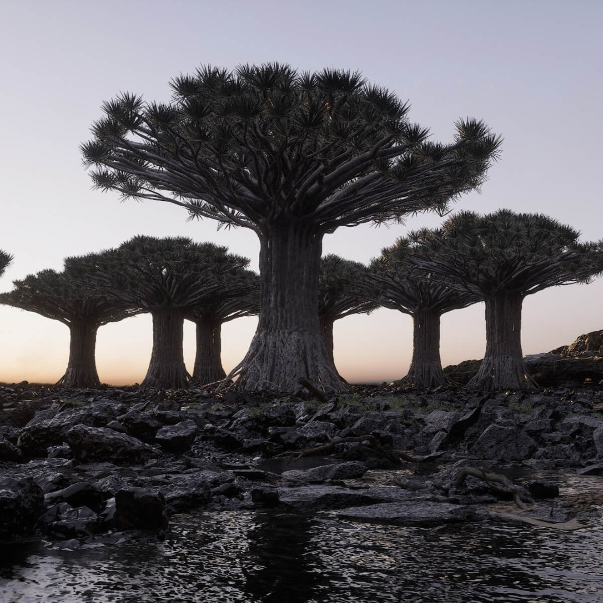 Tree Grove Environment - Thumbnail