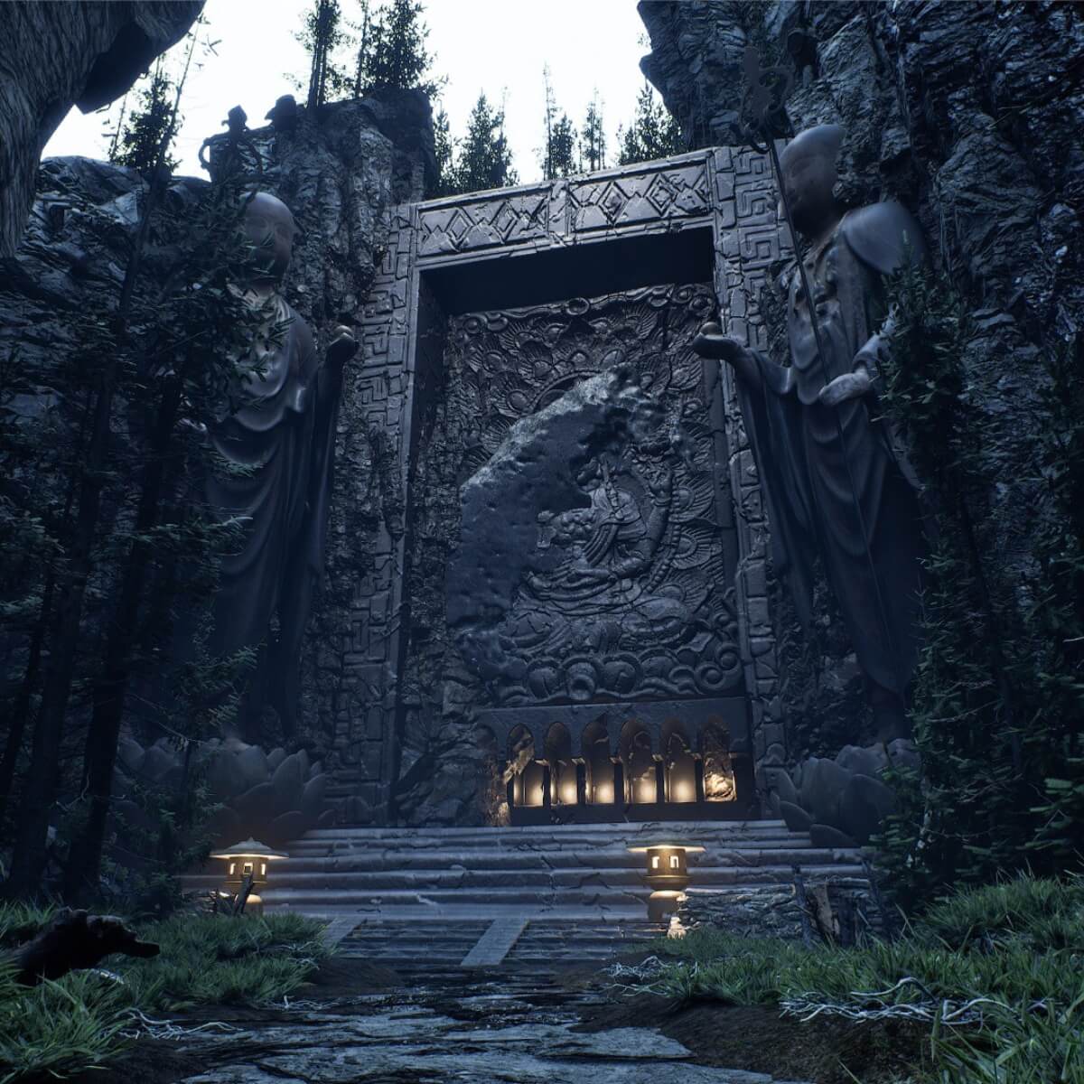 Mountain Shrine Environment - Thumbnail